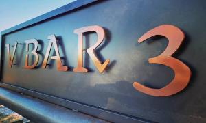 Bar 3 Sign
